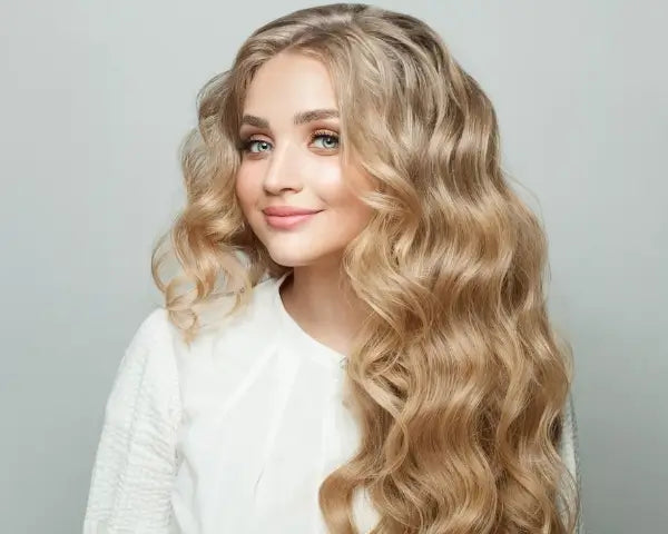 Extensions Cheveux Ondulés NahaHair , 100 % cheveux humains, texture premium