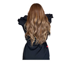 Extensions Cheveux Ondulés NahaHair – Méché #4/613, 100 % cheveux humains, texture naturelle