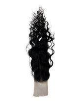 Closure HD Raw Hair Bouclée Brun Foncé #1B - 2x6 16 Pouces