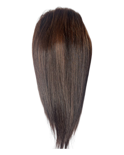 Closure HD Raw Hair Châtain #2 - 5x5 16 Pouces Lisse