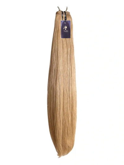 Extensions Cheveux Lisses NahaHair – Blond Miel #16, 100 % naturels, texture premium