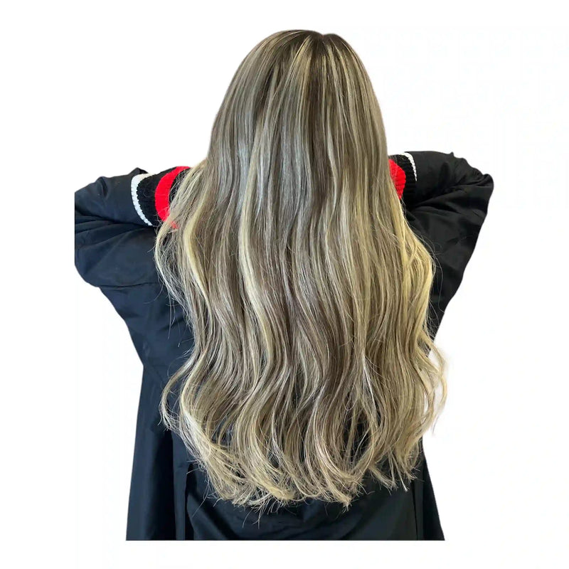 Extensions Cheveux Ondulés NahaHair – Méché #2613, 100 % cheveux humains, texture naturelle