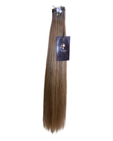 Extensions Cheveux Lisses – Méché Brun #8/18