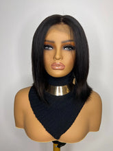 Perruque Cheveux NahaHair – MONICA, 100 % cheveux humains, naturelle et facile à coiffer