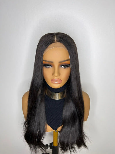 Perruque Cheveux NahaHair – NAOMI, 100 % cheveux humains, naturelle et facile à coiffer