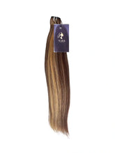 Texture extensions cheveux lisses méché brun blond - Cheveux humains naturels qualité premium - NahaHair
