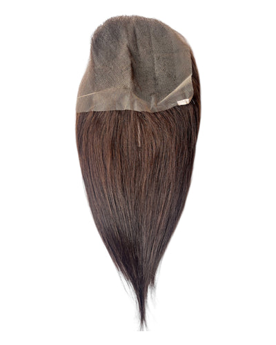 Closure HD Raw Hair Châtain #2 - 5x5 16 Pouces Lisse