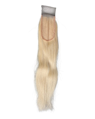 Closure HD Raw Hair Blond Platine #613 - 2x4 Lisse