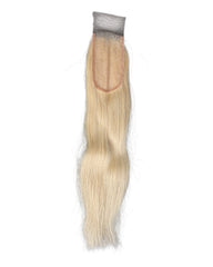 Closure blonde RAW hair #613 2*4