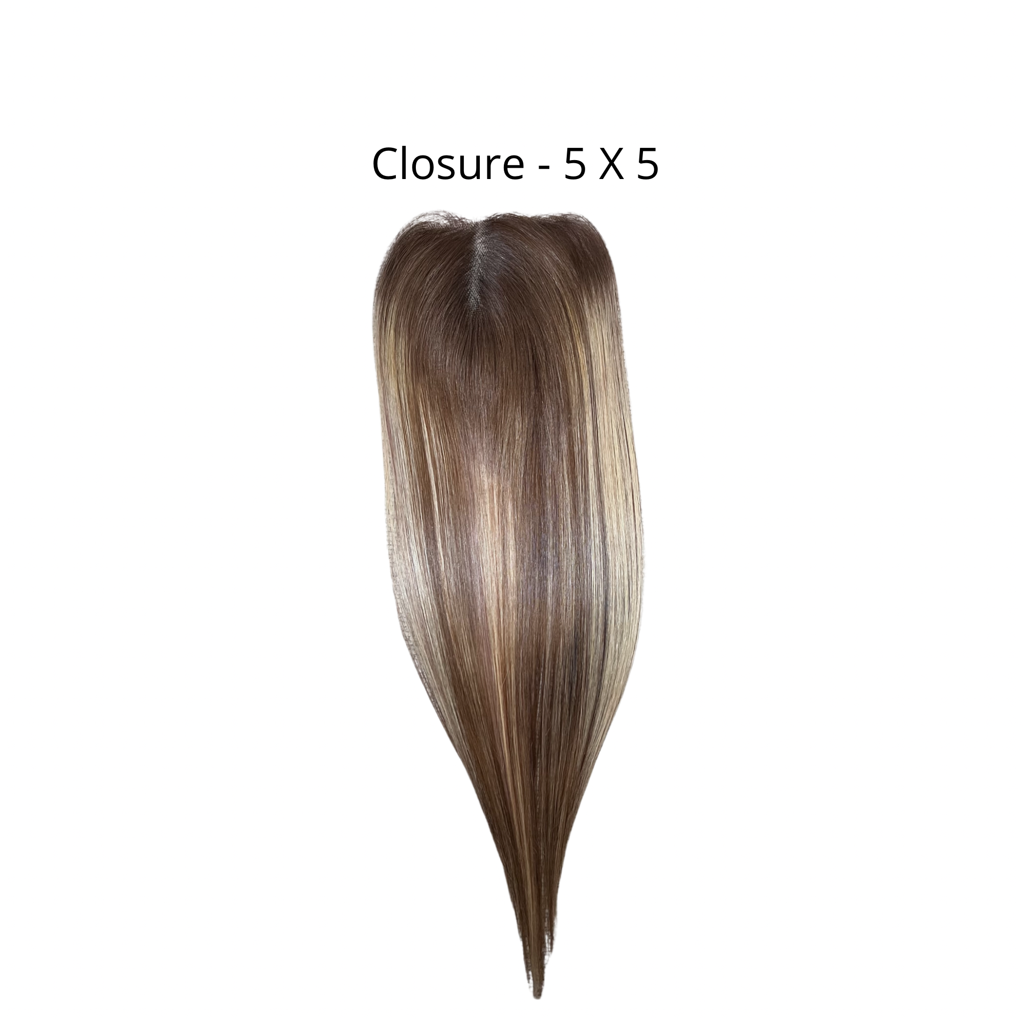Closure HD 5x5 - Lisse méché #4/613 - 18 Pouces - Raw Hair 100% Naturel