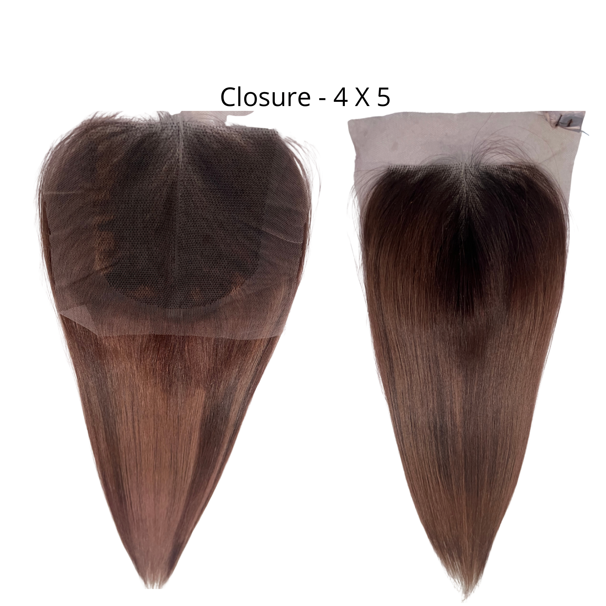 Closure 4x5 - Lisse châtain clair #6 - 18 Pouces - Raw Hair 100% Naturel