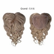 TOPPER 5 x 6 - Ondulé Blond #613 - 18 Pouces - Raw Hair 100% Naturel
