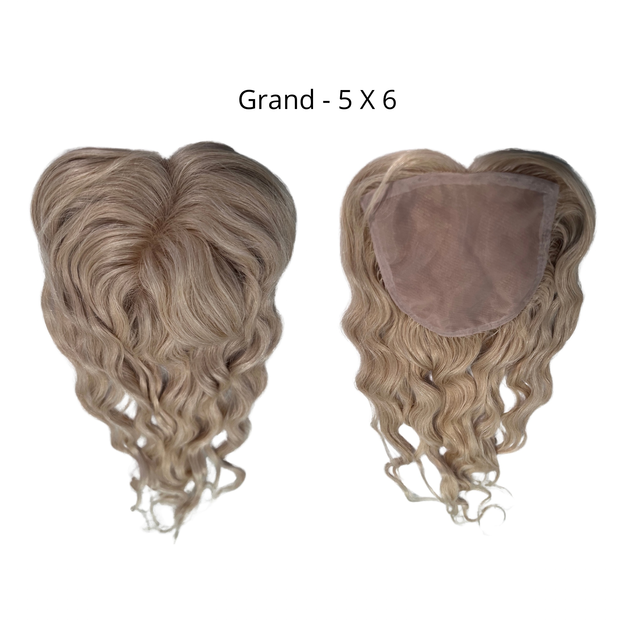 TOPPER 5 x 6 - Ondulé Blond #613 - 18 Pouces - Raw Hair 100% Naturel