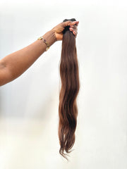 Raw Hair Ondulées – Châtain Clair #4