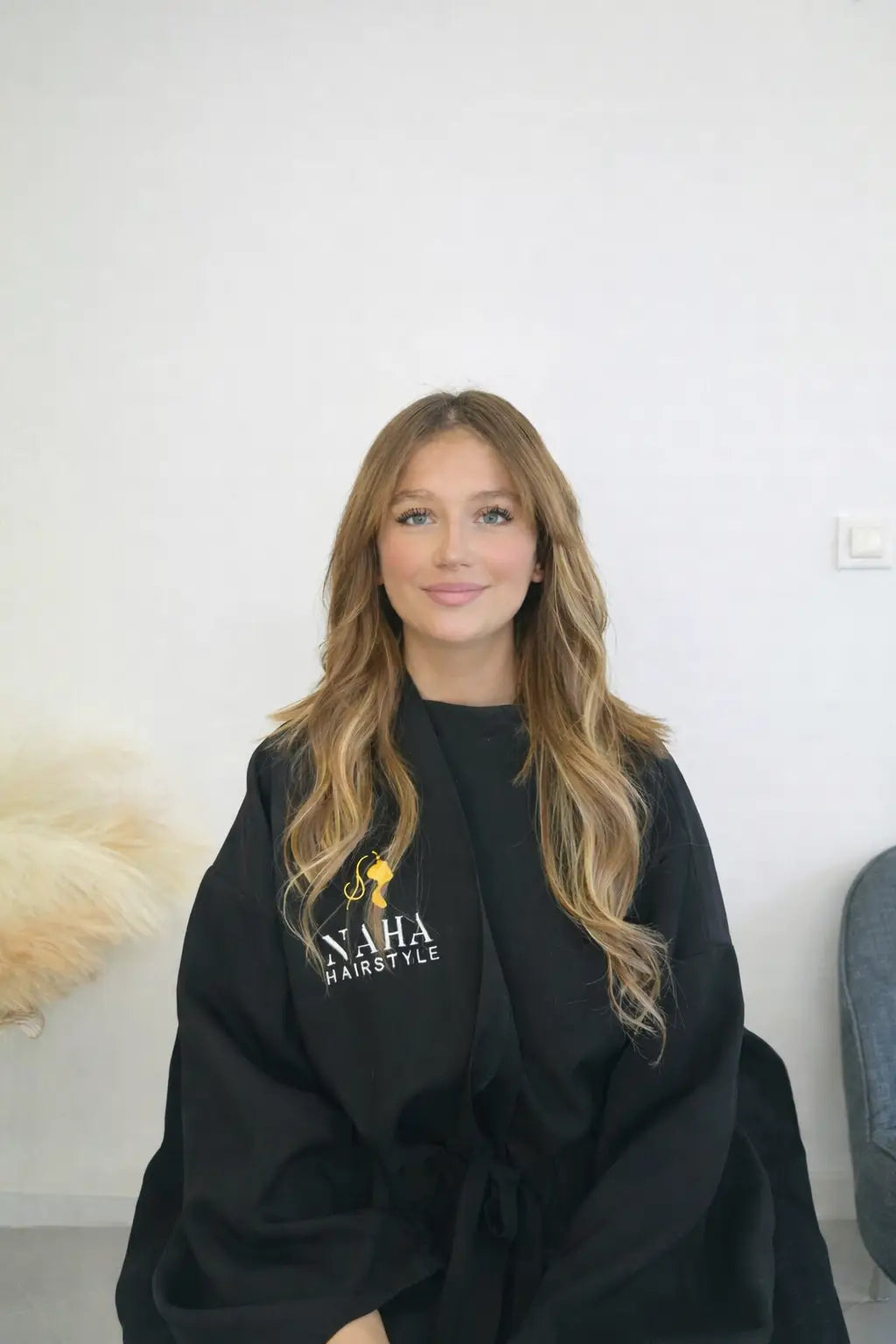 Transformation capillaire après extensions Raw Hair NahaHair, cheveux longs et épais, extensions cheveux humains 100 % naturels