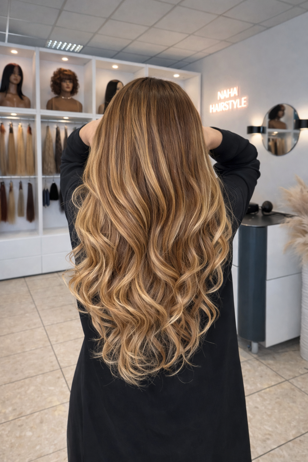 Raw Hair Lisse Méché #4/613 châtain & blond