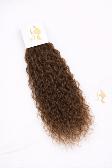 Raw Hair - Bouclés Châtain #4