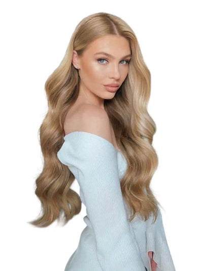 Extensions Cheveux Lisses NahaHair – Blond Miel #16, 100 % naturels, texture premium