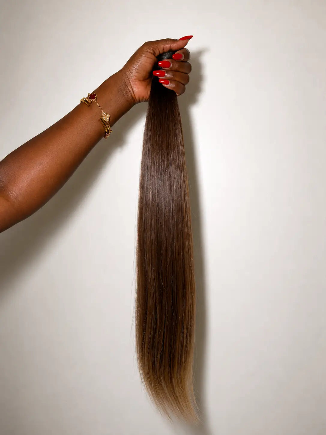 Extensions Raw Hair Lisse Châtain #4 - Chocolat Chaud - Nahahair