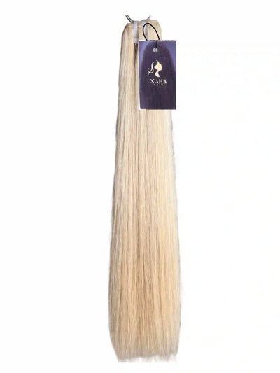 Texture lisse sleek extensions blond platine 613 cuticules intactes Raw Hair
