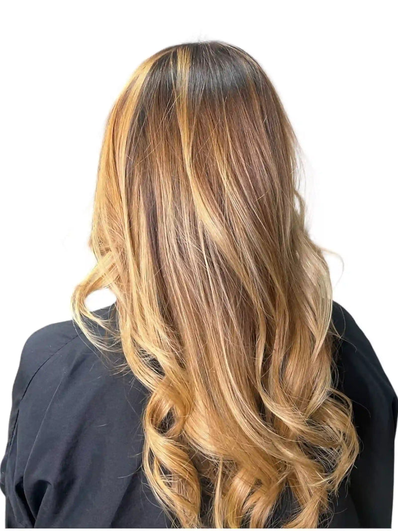 Extensions Cheveux Lisses NahaHair – Blond Miel Vénitienne #18, texture naturelle premium