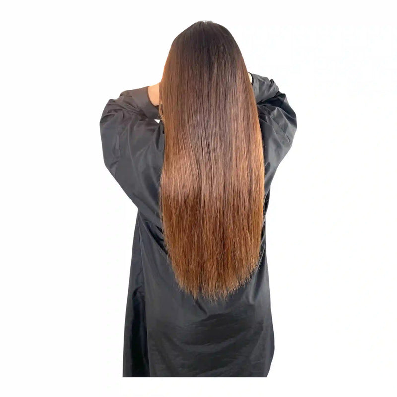 Extensions Cheveux Lisses NahaHair – Brown #4, 100 % cheveux humains, texture premium