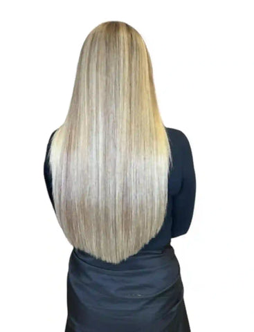 Extensions Cheveux Lisses NahaHair – Méché #4/60, texture premium Raw Hair
