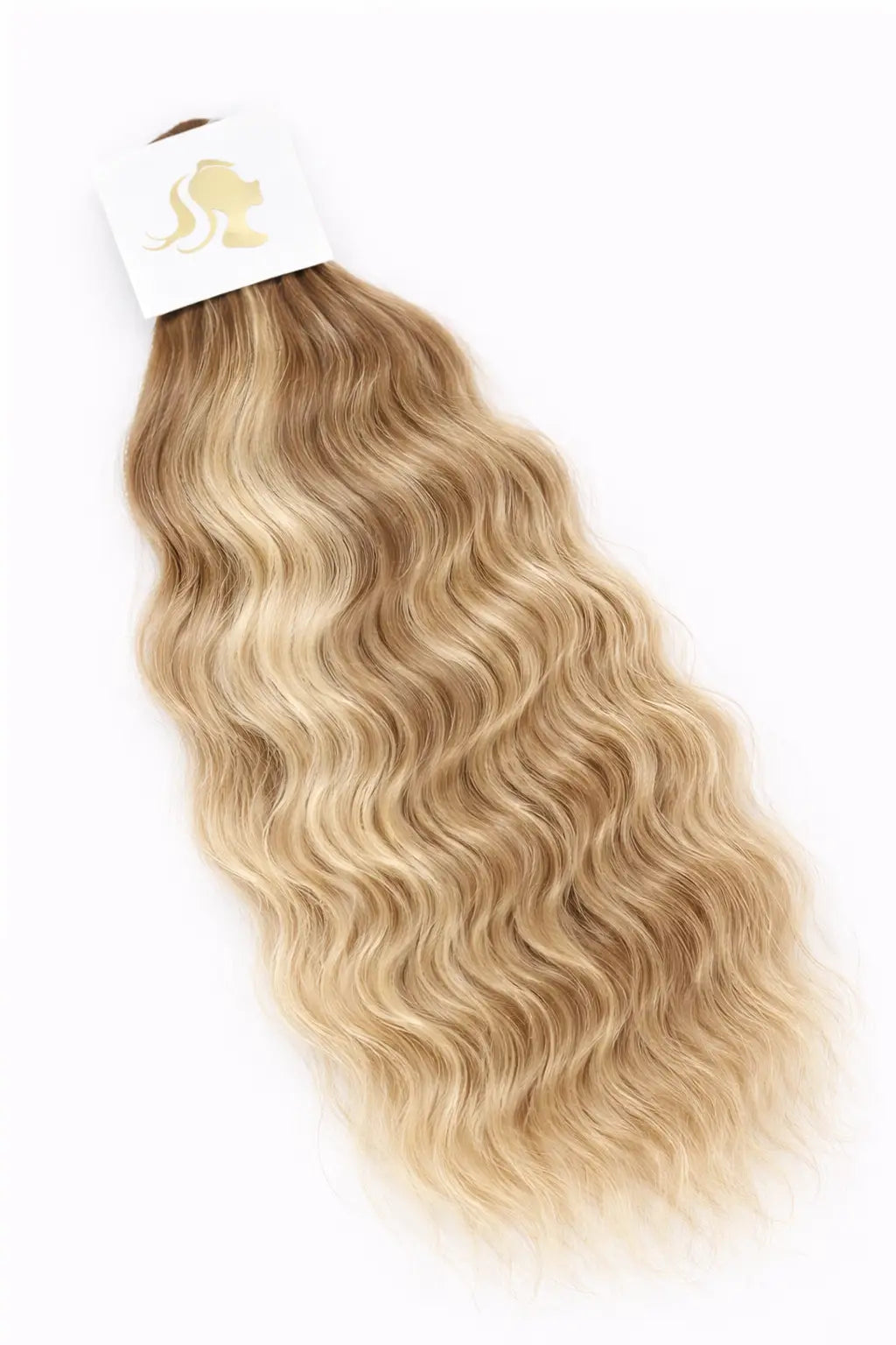 Extensions Raw Hair Ondulés Méché #4/613 - Balayage Lumineux Ondulé