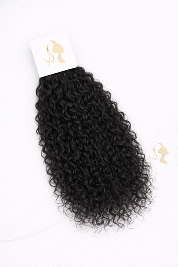 Raw Hair - Bouclés Brun Foncé #1B