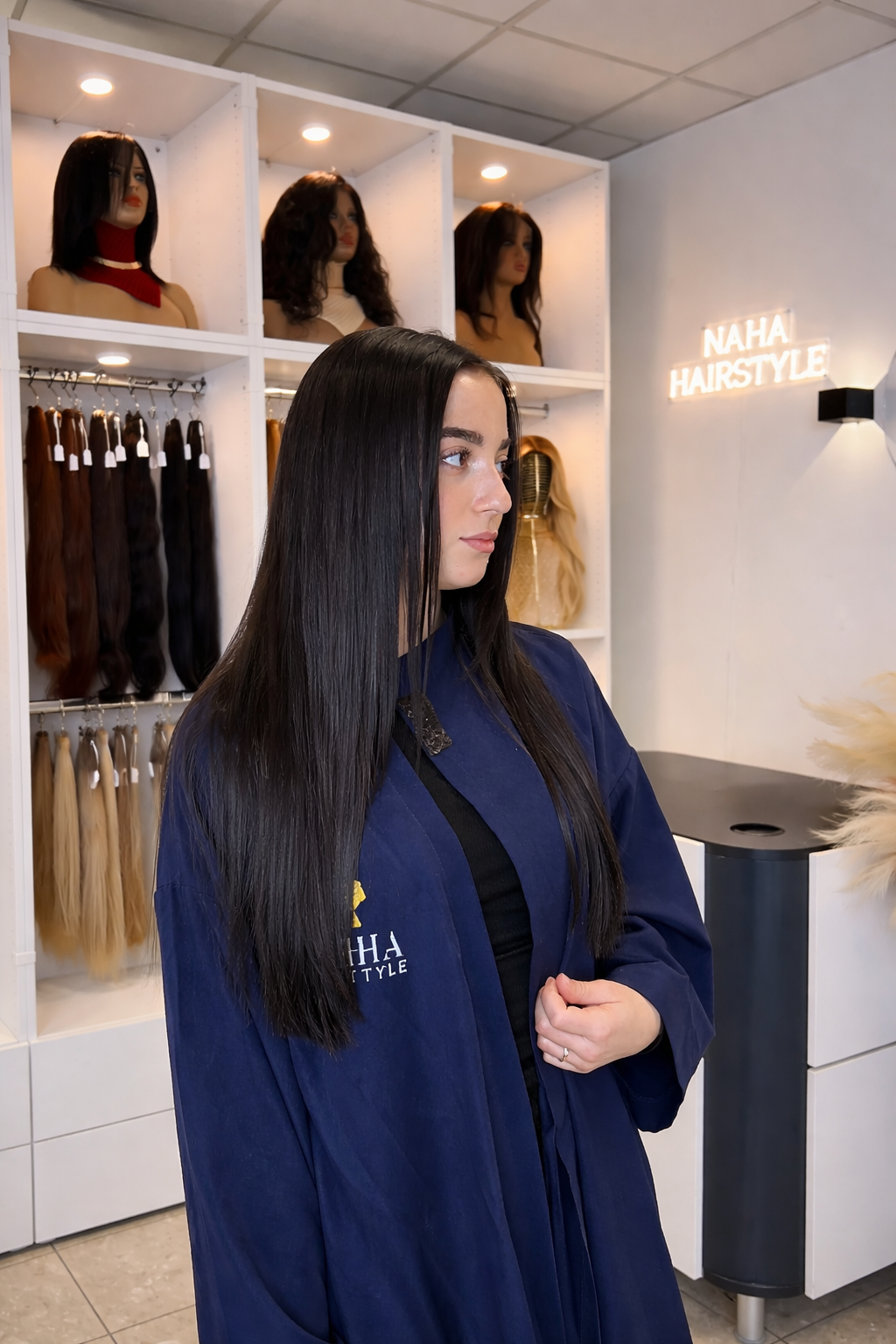 Raw Hair Lisse - Brun Foncé #1B