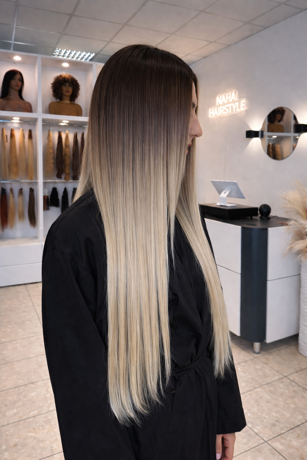 Raw hair Lisses Tie and Dye (#4/613)