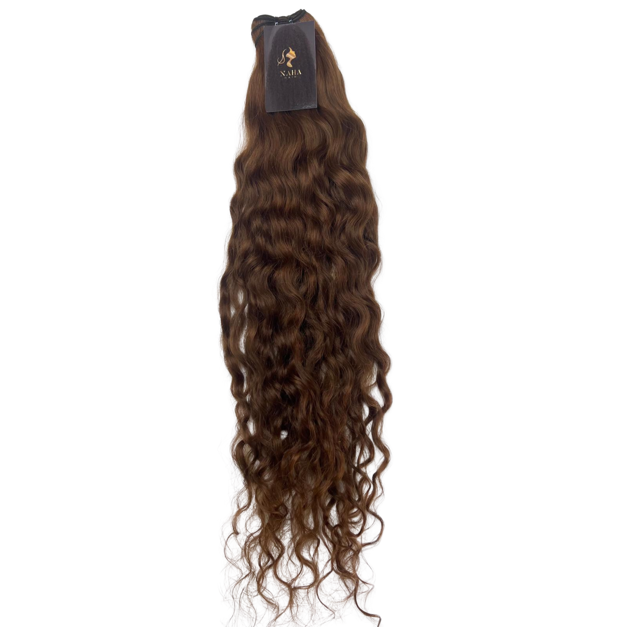 Raw Hair - Curly Brown #4