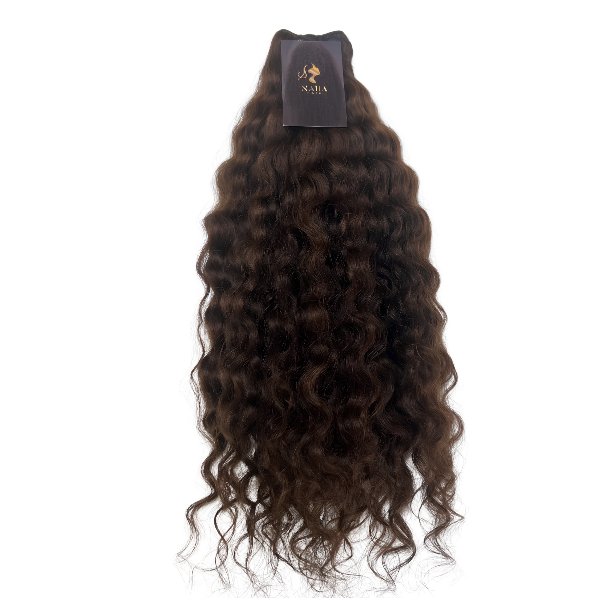 Raw Hair - Dark Brown Curly #2