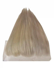 Lace frontale 13x4 lisse blond platine #613 Cheveux Bruts 100% naturels. Ligne frontale naturelle, éclat lumineux, polyvalence maximale. Durée 3-5 ans. France.
