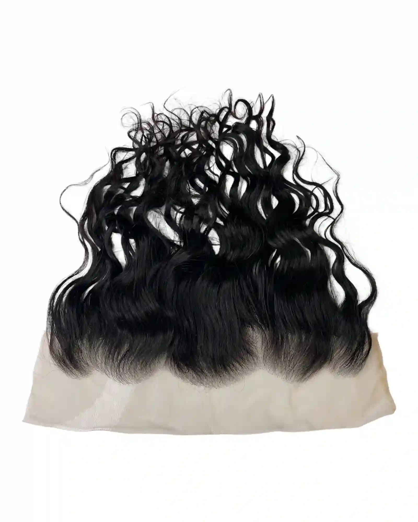 Lace frontale 13x4 bouclée brun foncé #1B Cheveux Bruts 100% naturels. Ligne frontale naturelle, boucles définies, polyvalence maximale. Durée 3-5 ans. France.