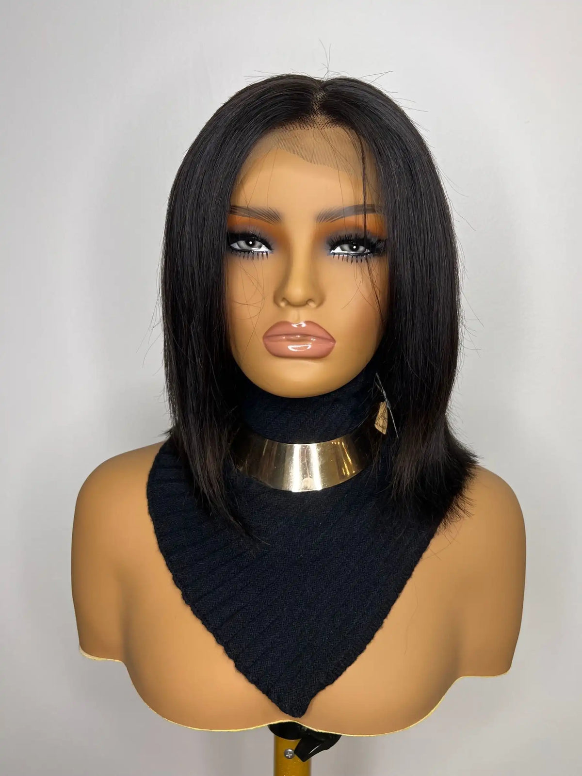 Perruque Cheveux NahaHair – MONICA, 100 % cheveux humains, naturelle et facile à coiffer