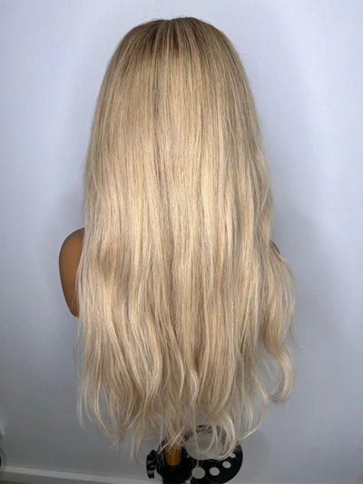 Perruque Cheveux NahaHair – MARIA, 100 % cheveux humains, naturelle et facile à coiffer