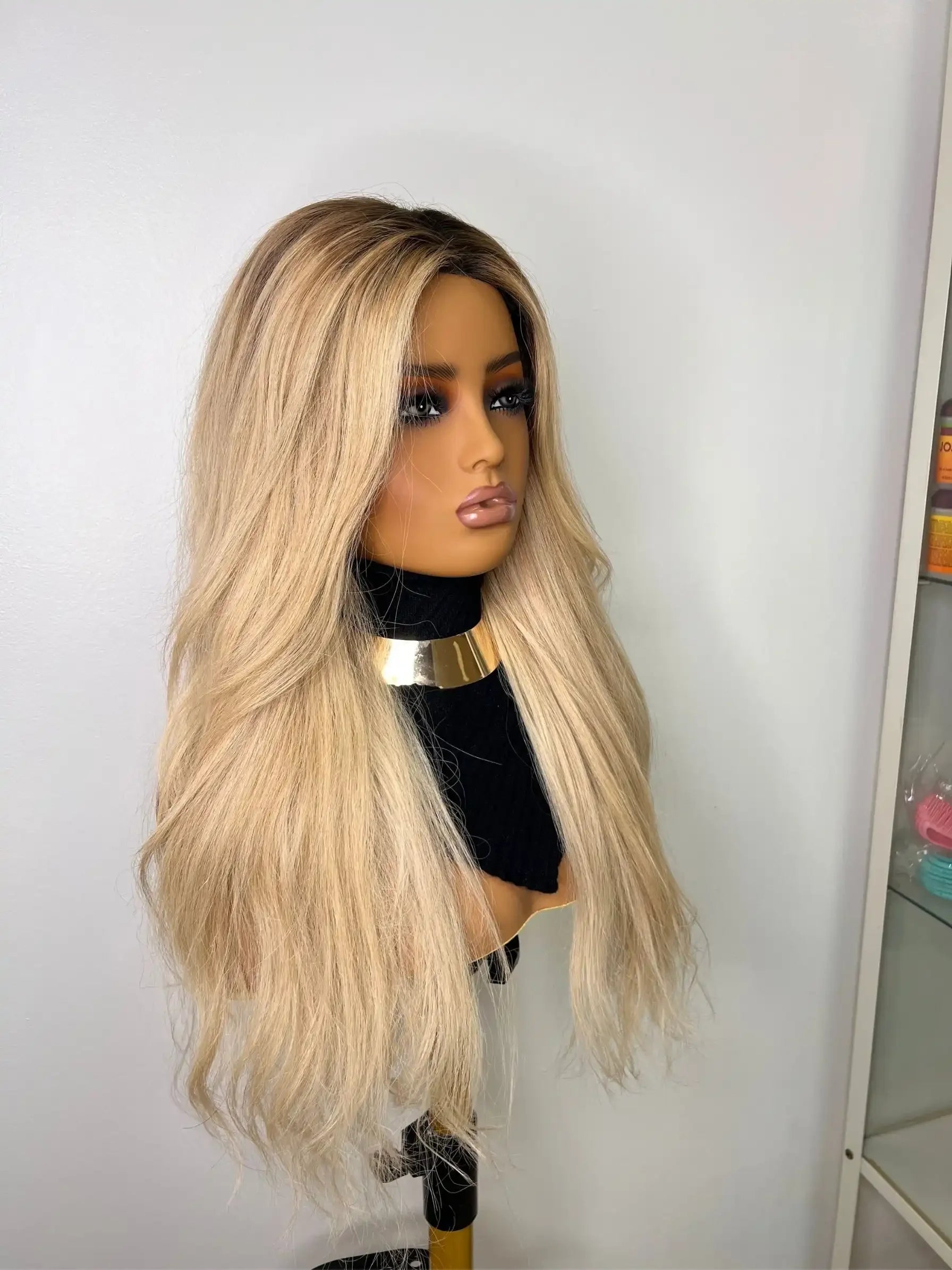 Perruque Cheveux NahaHair – MARIA, 100 % cheveux humains, naturelle et facile à coiffer