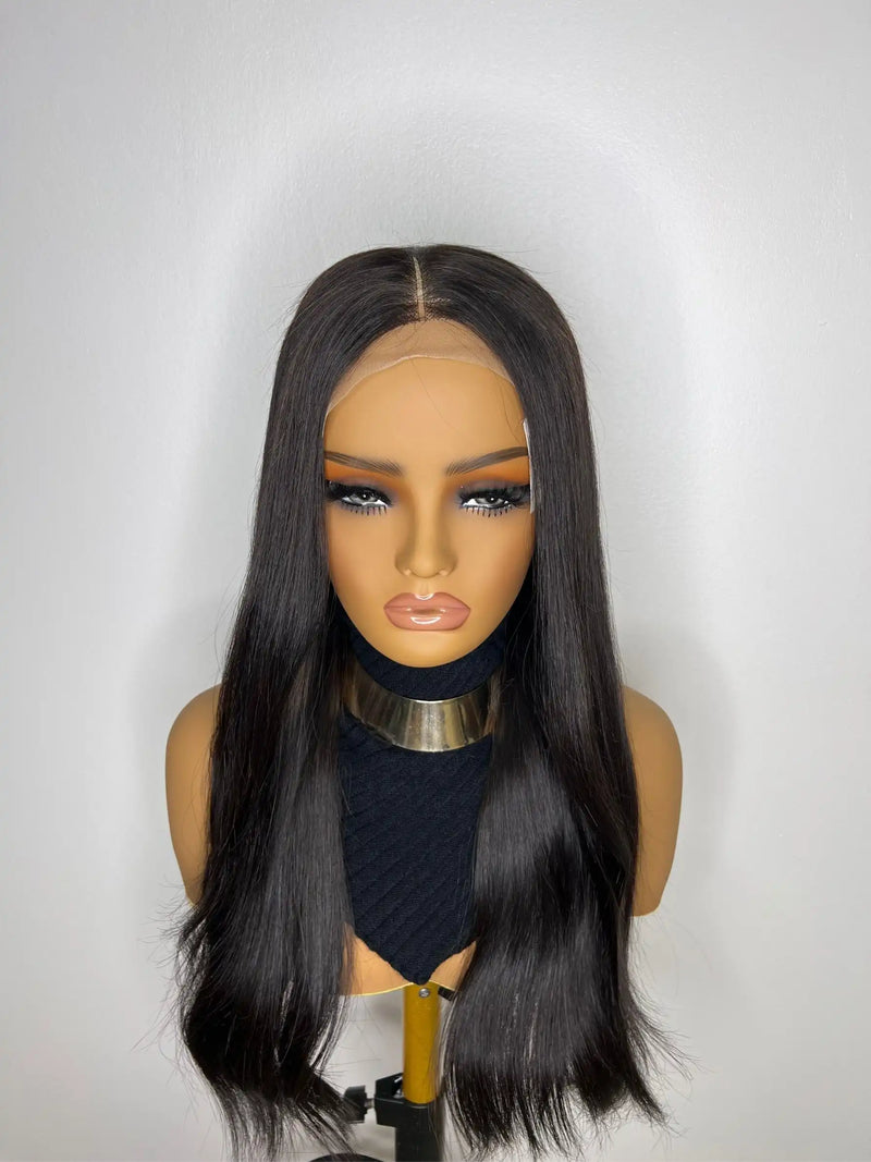 Perruque Cheveux NahaHair – NAOMI, 100 % cheveux humains, naturelle et facile à coiffer