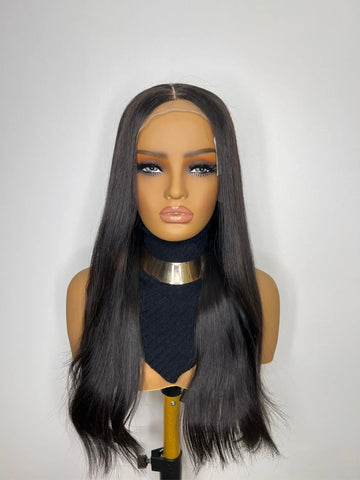 Perruque Cheveux NahaHair – NAOMI, 100 % cheveux humains, naturelle et facile à coiffer