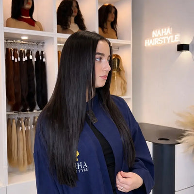 avis cliente satisfaite chez nahahair cheveux 100% Raw Hair. Aminata K. Lyon-France