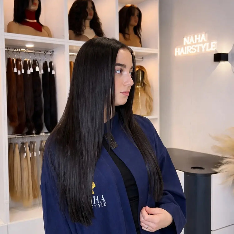 avis cliente satisfaite chez nahahair cheveux 100% Raw Hair. Aminata K. Lyon-France