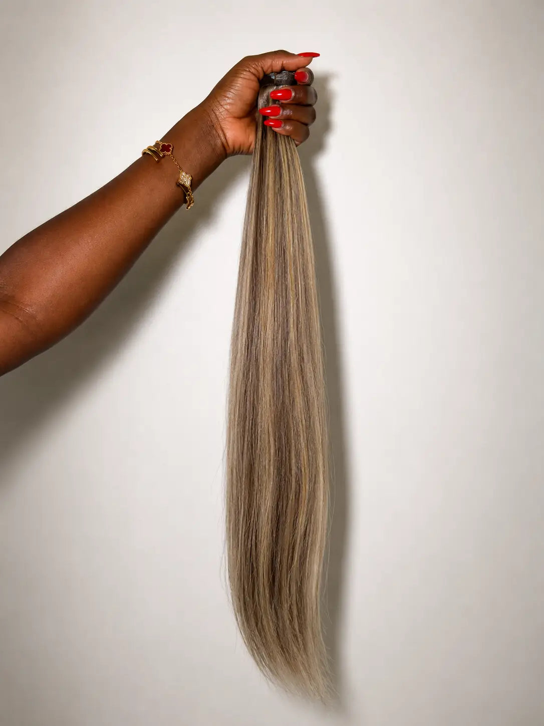 Extensions Raw Hair Lisses Méché #2/613 - Contraste Spectaculaire France