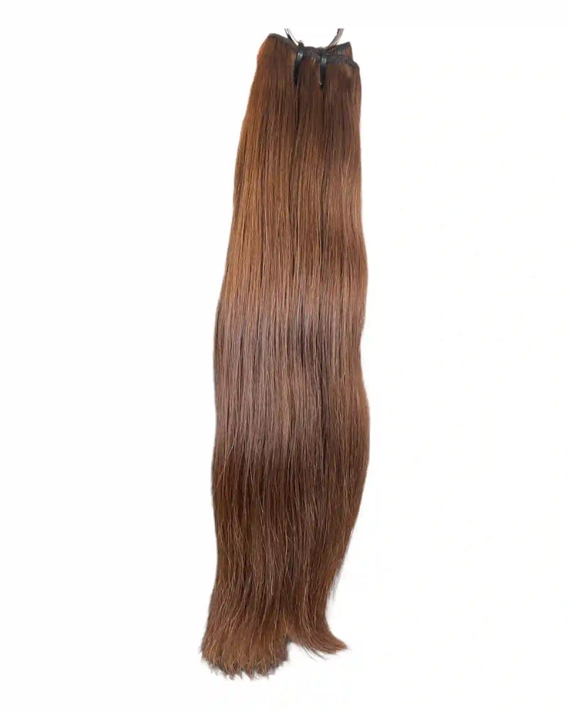Extensions Cheveux Ondulés NahaHair – Bruns #4, 100 % cheveux humains, texture naturelle